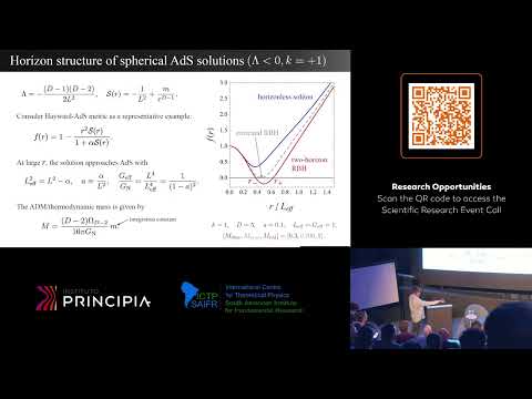 Video thumbnail for the talk Thermodynamics of regular black holes in anti-de Sitter space