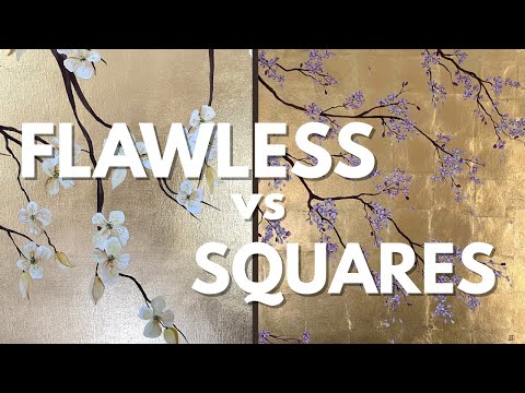 Flawless Gold Leaf Finish | How to Hide the Squares