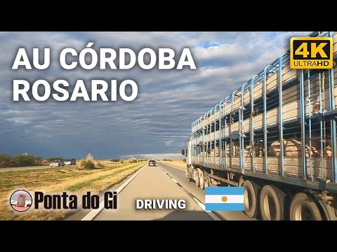 AU 9 [CORDOBA - ROSARIO] #driving 2024 4K uhd JAMES CRAIK - LEONES [72 minutos sin cortes] ARGENTINA