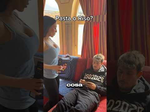 Pasta o riso?? 😬 #coppia #fidanzato #convivenza