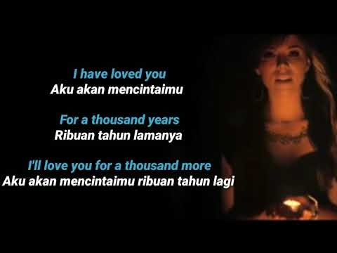Christina Perri - A Thousand Years - Lirik dan Terjemahan