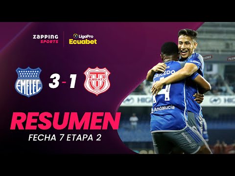 CS Emelec 3 - 1 Técnico Universitario / Resumen Fecha 7 / 2da Etapa / LigaPro Ecuabet