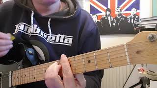 David Bowie can't help thinking about me how to play on guitar