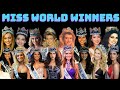 ALL Miss World Crowning Winners 1951 2022 Original Footage