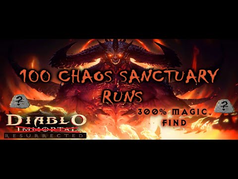 Diablo 2 Resurrected (D2R) - 100 Chaos Sanctuary Runs [Drop Highlights]