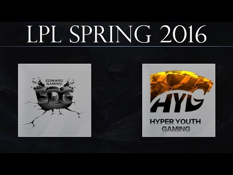 EDG vs HYG - League Of Legends S6 Tournament LPL Spring 2016 Game 1