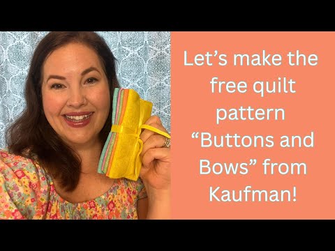 The most precious free pattern for a baby girl quilt that uses fat quarters 🎀🎀🎀