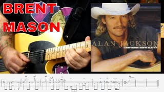 Video thumbnail for Brent Mason Solo - Alan Jackson - Another Good Reason (Country TABS) by Levi Clay