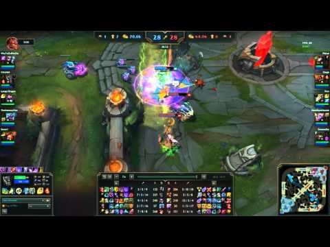 High Elo Korean Galio 1v2 Outplay