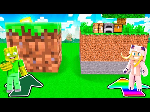 1 Block Base vs. 1 Chunk Base ✿ Minecraft