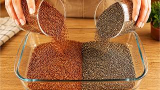 I haven't bought bread in a year! Just mix chia seeds and flaxseeds - No eggs or flour!