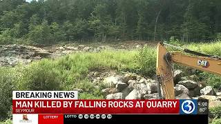 Wallingford man killed by falling rocks at Seymour quarry, police say