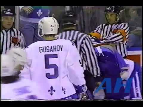 NHL Oct, 13, 1991 Quebec Nordiques v New York Islanders (R) Mike Hough v Joe Reekie