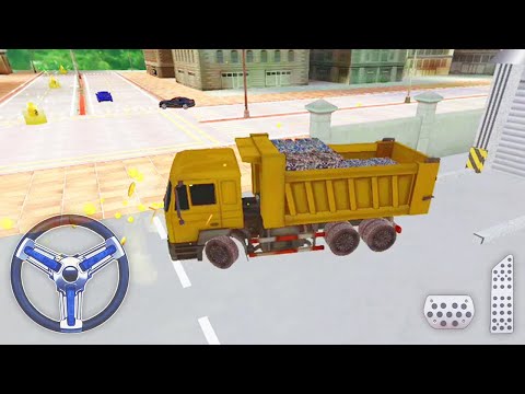 Offroad Garbage Truck Driving Simulator - Trash Dump Truck Driver Gadi - Android Gameplay