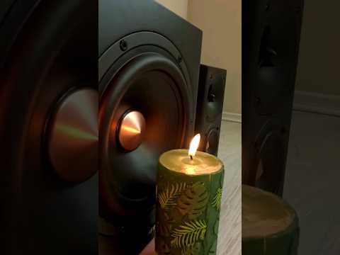 EDIFIER S360DB 2.1 Subwoofer Candle Test.  Best Computer Speakers
