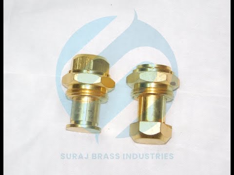 Brass socket for industrial use