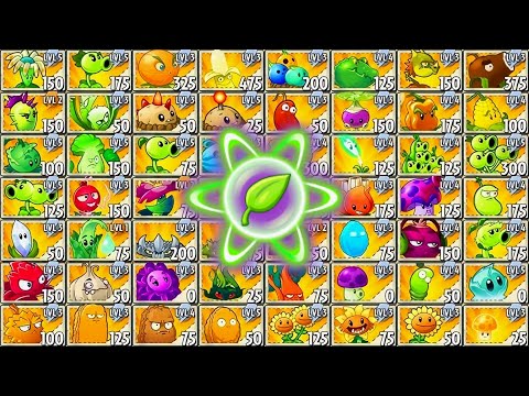 PvZ2 Battlez - 30 Best FREE Plants Level 1 Power-Up | Who is Best Plant ?