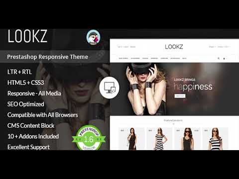 Lookz - Prestashop Parallax Template | Themeforest Website Templates and Themes