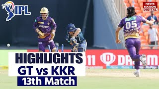 GT vs KKR IPL 2023 Full Match Highlights: Gujarat Titans Vs Kolkata IPL 2023 Highlights