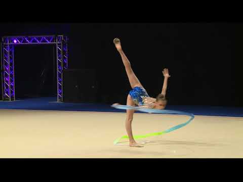 Julija Cepulyte - Junior - Ribbon - 2019 British Rhythmic Championships