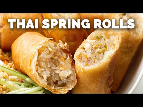 Crispy Thai Spring Rolls [So Easy!]