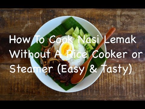 Yes! You can still make a delicious coconut rice/nasi lemak, without a rice cooker or a steamer!