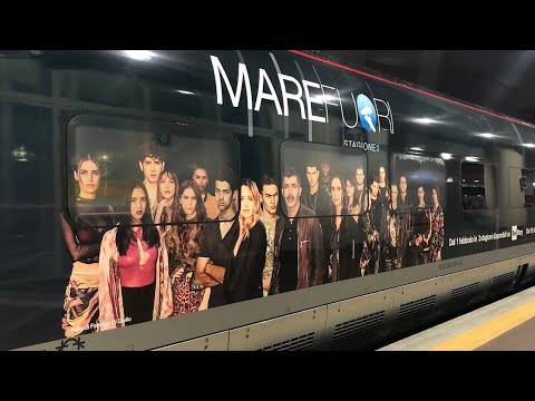 ETR 400.20 Venezia S.Lucia - Fiumicino Aeroporto in nuova livrea Fiction Rai Marefuori stagione 3