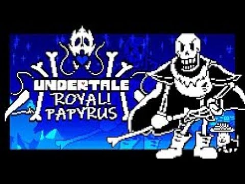 Royal Guard Papyrus Fight - Royal!Papyrus [Animation] (Old) {Jbug Reupload}