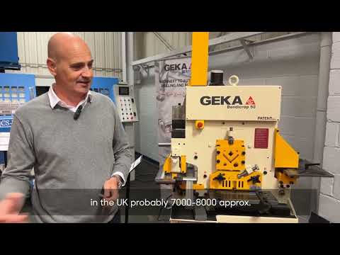 GEKA demos its Iron worker at Prosaw’s 60th Anniversary Openhouse