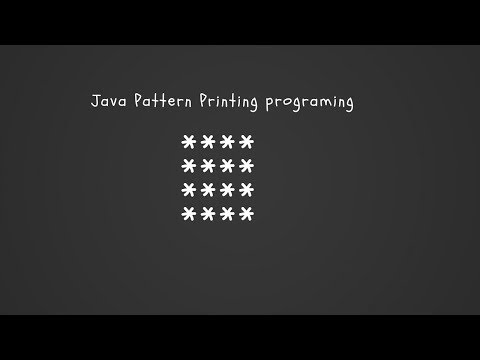 Java Tutorial For Beginnershow To Print Java Pattern 1