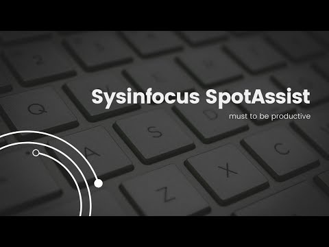 Open any website from anywhere using Sysinfocus SpotAssist 1.0