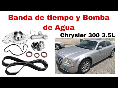 REEMPLAZO DE BOMBA DE AGUA Y BANDA DE TIEMPO EN CHRYSLER 300 3.5L 2008