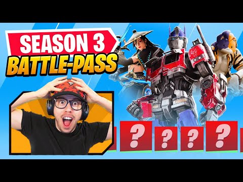 New *SEASON 3* BATTLE PASS in Fortnite! (OPTIMUS PRIME)