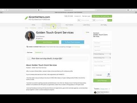 Grant Writer in California - Denise Sailes, Golden Touch Grant Services - $54 Million Dollars Awarded