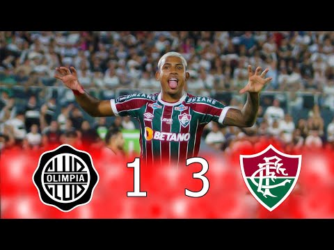 Olimpia 1 vs Fluminense 3 - Cuartos de Final (Vuelta) Copa Libertadores 2023 - Partido Completo