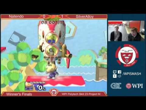 WPI PTS 23 - Natendo (Olimar, Link) vs Silver Alloy (Marth, Sheik) - Project M - Winners Finals