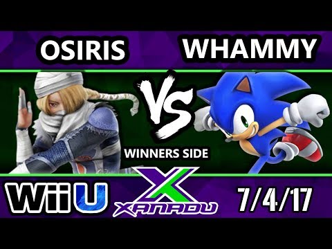 S@X 209 - Osiris (Sheik) Vs. Whammy (Sonic) - SSB4 Tournament - Smash 4 - Smash for Wii U.