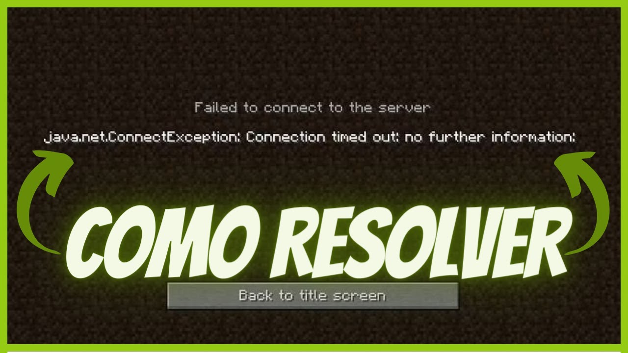 Como Resolver o Erro connection timed out: no further information Do Minecraft