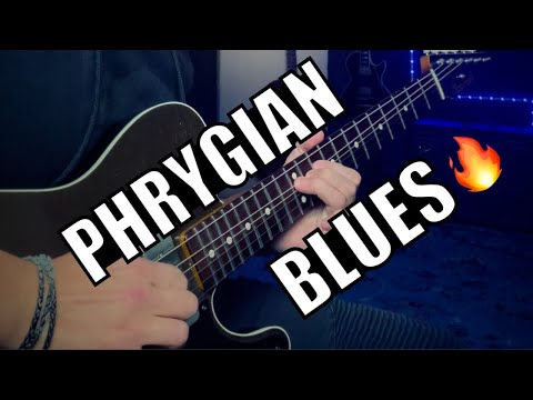 E Phrygian Blues Jam | Sexy Guitar Backing Track