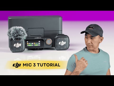 DJI Mic 3 Tutorial for Beginners: How to Setup, How to Pair, How to use DJI Mic 3
