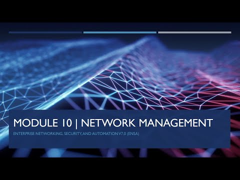 ENSA Module 10   Network Management