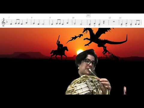 Conquest, French Horn, 80bpm, PRACTICE VIDEO