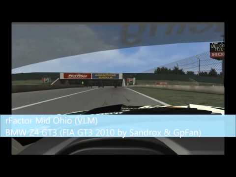Assetto Corsa vs rFactor vs GTR2 vs GTREvo @ Mid Ohio (VLM)