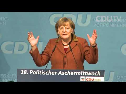 Angela Merkel rappt? | Rede mit Musik unterlegt (lustig)