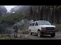 Camping Way Up High On Canadian Logging Roads 4x4 Van Life