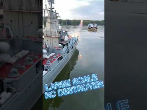 Large scale scale rc destroyer #rcboat #rcships #rcmodel #scalemodel #marine #russianarmy #navy