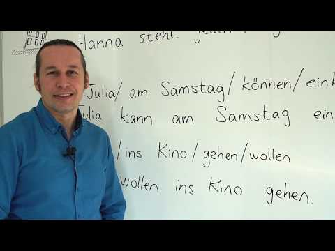 Almanca A1 INTENSIV Ders - 26 " Satzbildung " Almanca Kelimeler İle Anlamlı Cümle Oluşturma