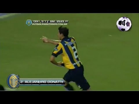 Gol Alejandro Donatti - Rosario Central 1 Vs Gimnasia (La Plata) 1 - Final 2014 - 3ra Fecha
