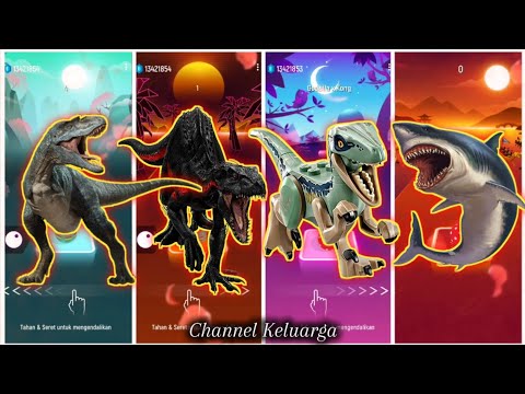 🦖 jurassic world vs indoraptor vs lego t-rex vs megalodon #232