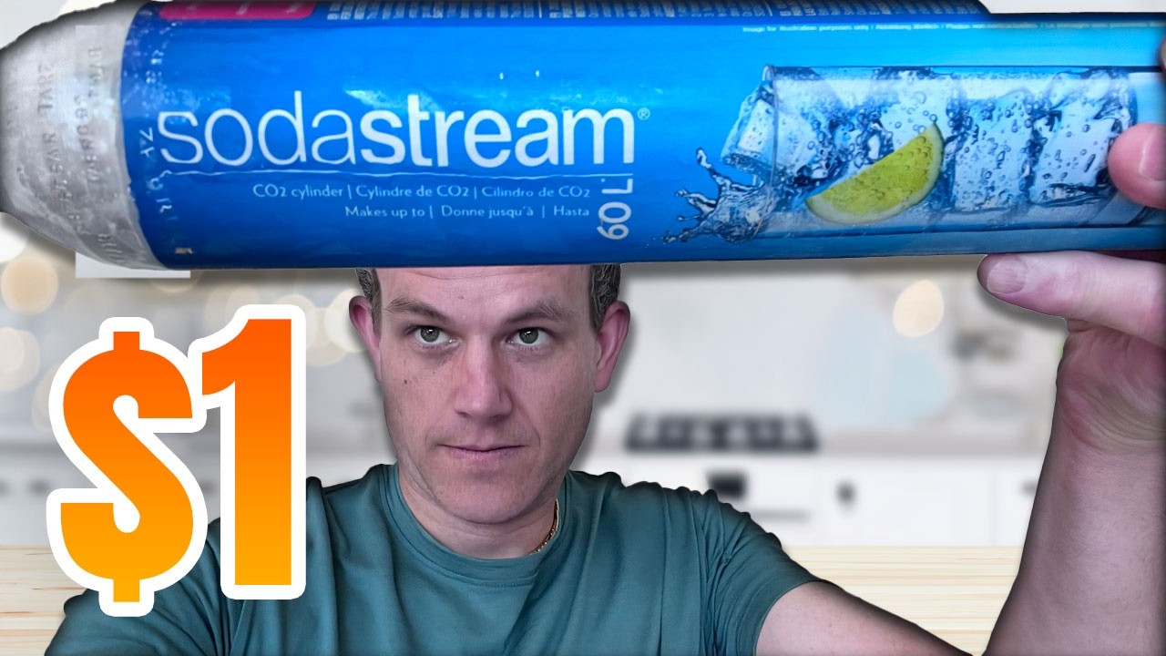 DIY $1 SodaStream Cylinder Refills